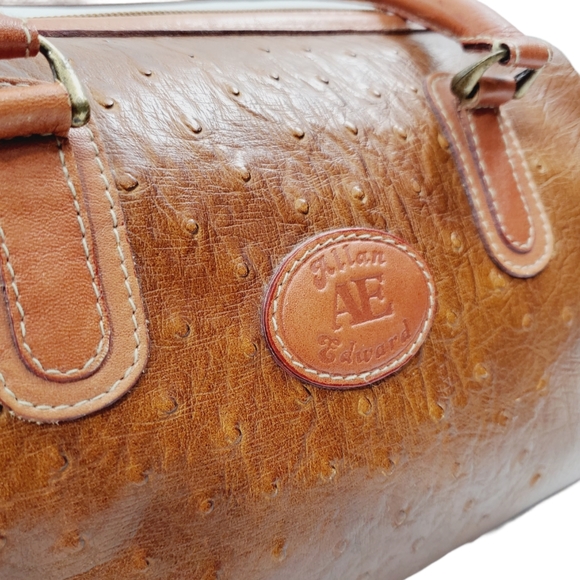 ALLEN EDWARD Handbag Vegan Leather Doctor's Tote Bag - Picture 3 of 13